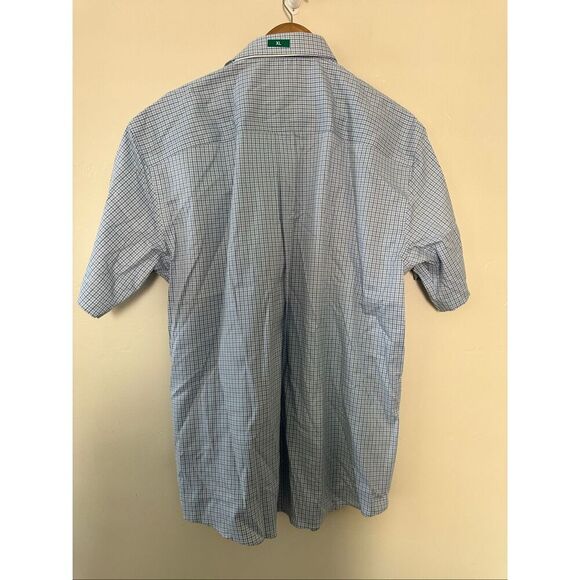 Kirkland Men’s Green and Blue Short Sleeve Button Down Top Size XL - Picture 3 of 3